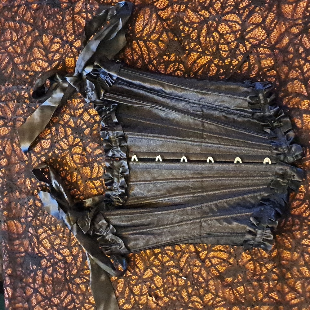 Sexy Black Corset Sz M